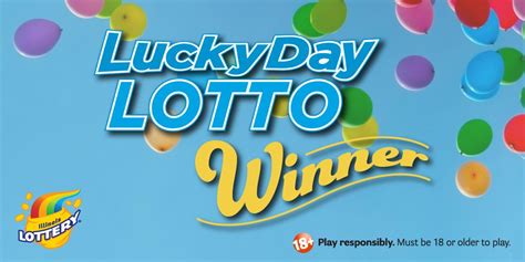 Lucky Day Lotto Evening .